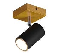 TRIO, Faretto, Marley 1xGU10, max.15,0 W Finitura: Metallo, nero opaco L:9,0cm, L:12,0cm, A:16,0cm Montaggio sia a parete che a s,Senza illuminante,FLEXConnect