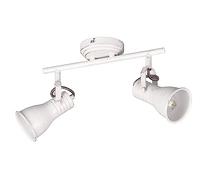 Trio, Faretto, Steam 2xE14, max.25,0 W Finitura: Metallo, Bianco anticato L:30,0cm, L:10,0cm, A:22,0cm IP20,Senza illuminante