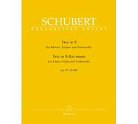 Trio für Klavier, Violine und Violoncello B-Dur op. 99 D 898. Spielpartitur