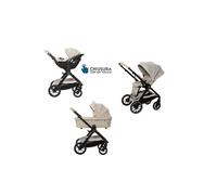 Giordani Trio Sistema Modulare G-Comfort, Passeggino Chiusura Automatica Fronte Mamma Strada 0-22kg, Navicella e Seggiolino Auto con Tasti Memory, Ruote Ammortizzate e Fibbia Magnetica