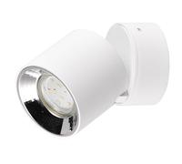TRIO Guayana 651000131 - Lampada da incasso a parete in metallo bianco opaco, tranne 1 GU10