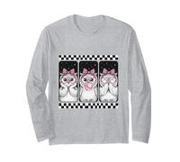 Trio Gufo Coquette Bow Bubblegum Retro Maglia a Manica