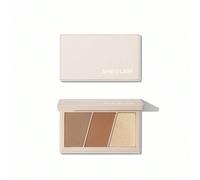 Trio Hero Face Palette-Dough Contour Polvere Sculpt Multiuso Dual-Use Marchio Bellezza Trucco Cosmetico Per Donne Ragazze Perfetto Per Estate Primavera Ideale Per Y2K Elegante Moda Adatto Per Complean