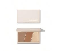 Trio Hero Face Palette-Dough Contour Polvere Sculpt Multiuso Dual-Use Marchio Bellezza Trucco Cosmetico Per Donne Ragazze Perfetto Per Inverno Primavera Ideale Per Y2K Elegante Moda Adatto Per Complea