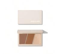 Trio Hero Face Palette-Gingerbread Contour Polvere Multiuso Sculpt A Doppio Uso Marchio Bellezza Trucco Cosmetico Per Donne Ragazze Perfetto Per Inverno Ideale Per Y2K Elegante Moda Adatto Per Complea