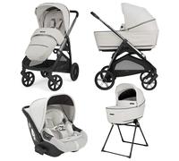 Trio Inglesina Aptica 2025 con Seggiolino Auto Darwin Recline i-Size compreso di Telaio e Borsa : Colore - OPAL IVORY