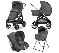 Trio Inglesina Aptica 2025 con Seggiolino Auto Darwin Recline i-Size compreso di Telaio e Borsa : Colore - VELVET GREY
