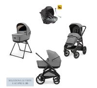 Trio Inglesina Aptica XT 2025 con Seggiolino Darwin Infant Recline e Borsa Day Bag Inclusa : Colore - Canyon Grey