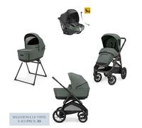 Trio Inglesina Aptica XT 2025 con Seggiolino Darwin Infant Recline e Borsa Day Bag Inclusa : Colore - Taiga Green