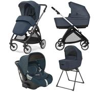 Trio Inglesina Electa 2025 con Seggiolino Auto Darwin Infant Recline i-Size - Borsa Day Bag Inclusa : Colore - Hudson Blue