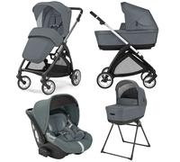 Trio Inglesina Electa 2025 con Seggiolino Auto Darwin Infant Recline i-Size -Telaio e Borsa Inclusa : Colore - Union Grey