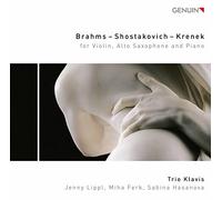 Trio Klavis - Brahms ? Shostakovich ? Krenek, for Violin, Alto Saxophone and Piano