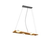 Trio Lampada a sospensione in legno Tailor 4 luci - 314300430