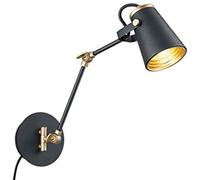 Applique a parete diffusore orientabile metallo EDWARD 208870132 nero e oro