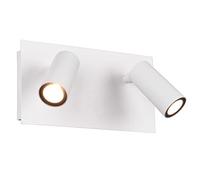 Tunga barra 2 spots led orientabili bianchi da esterno 23cm ip54 Moderno Led