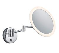 Trio Leuchten 282990106 View A +, lampada da specchio per bagno, integrato, cromato, 36 x 21.6 x 21.6 cm