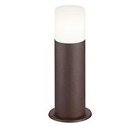 Trio Leuchten 522260124 - Lampada da esterni Hoosic, in alluminio color ruggine, acrilico bianco, non inclusa 1 x E27.