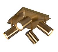 Plafoniera MARLEY 4 spots ottone anticato 802430404