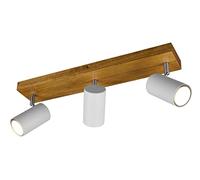 Trio Leuchten 812400331 Lampada da Soffitto in Metallo, Gu10, Bianco