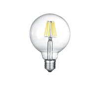 Trio Leuchten 986 - 6810 a + +, Lampadine LED, vetro, 6 Watts, E27, Trasparente, 12.5 x 12.5 x 17.3 cm