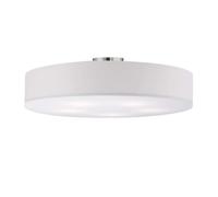 Plafoniera tonda 5 luci HOTEL tessuto 603900501 bianco