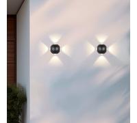 TRIO Leuchten Avisio lampada a parete, a LED, 4 luci, 246760432, Avisio [Lampade per Esterni > Lampade a Parete]