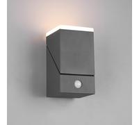 Applique esterno AVON LED orientabile con sensore di movimento ip54 h.16cm antracite 270669142
