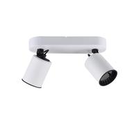 Barra 2 faretti PAGO bianchi 803500231 metallo nero