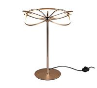 Lampada da tavolo led ottone satinato ellissi dimmerabile CHARIVARI 521210108