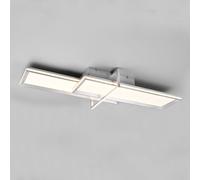 TRIO Leuchten Charleston lampada a soffitto LED, 3000 K, 1 x 22 W e 1 x 12 W La: 101 A: 12,5 P: 38 cm, 672110505, Charleston [Lampade per Interni > Lampade a Soffitto]