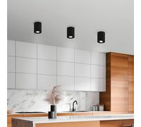 Faretti e portafaretti Cookie Faretti e portafaretti orientabile nero + oro 612900180