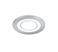 CORE FARETTO DA INCASSO PLASTICA CROMATA TRIPLA ACCENSIONE INDIPENDENTE D. 8,2CM LED 5W 450lm, 3000K
