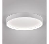 Plafoniera DOHA LED con bordo metallo bianco 641310231