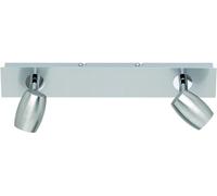 TRIO LEUCHTEN - FARETTO MICHAEL 2xGU10 IN ACCIAIO SATINATO