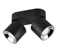 Trio Lighting Guyana faretto da soffitto GU10 2 luci nero Trio Lighting