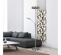 Piantana FRANKLIN LED con regolazione intensità più regolazione luce H.180cm metallo acciaio 426510207