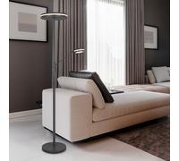 Piantana FRANKLIN LED con regolazione intensità più regolazione luce H.180cm metallo antracite 426510242