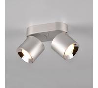 Trio Lighting Guyana faretto da soffitto GU10 2 luci nichel Trio Lighting