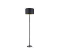 Trio Leuchten Hostel - Lampada a stelo in metallo, colore: nero opaco/oro