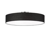 Plafoniera tonda 5 luci HOTEL tessuto 603900502 nero