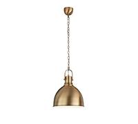 Trio Leuchten Lampada A Sospensione Cupola Diametro 31 Trio 300500104 E27, Ottone Anticato
