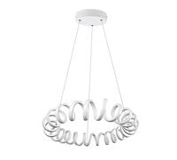 Sospensione spirale infinito CURL 325110131 bianca