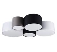 Trio Leuchten Lampada da Soffitto, Bianco/Nero/Grigio