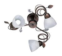Trio Leuchten Lampada da soffitto E14, Rostfarben Antik, 61 x 61 x 26 cm