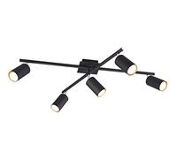 Trio Leuchten Lampada da soffitto, Nero Opaco