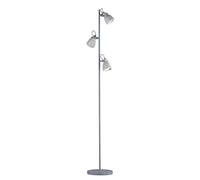 Trio Leuchten Lampada da Terra PIANTANA GU10, 42 W, Grigio Cemento, 25 x 34 x 160 cm