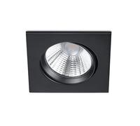 Faretto led quadrato orientabile PAMIR nero 650410132