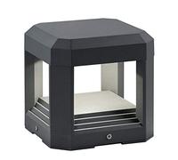 Trio Leuchten Logone - Lampada da parete per esterni, in alluminio, 11 W, colore: Antracite