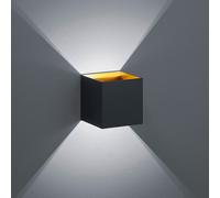TRIO Leuchten Louis lampada da parete LED, 3000 K, 1 x 4,5 W La: 10 A: 10 P: 10 cm, 223310132, Louis [Lampade per Interni > Lampade a Parete]