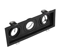 TRIO Leuchten Luci da Incasso, Nero Opaco